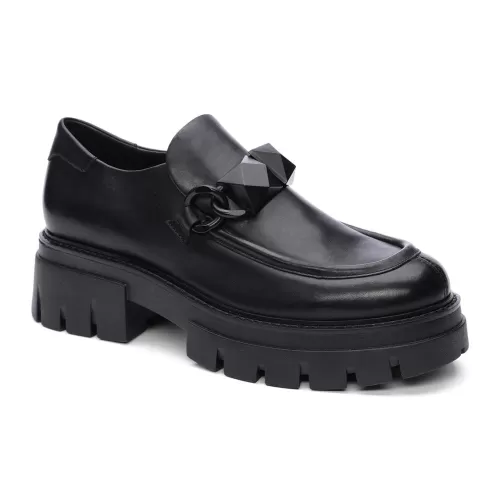ASH Leroy Loafer | Chain Platform Loafers Black Shop