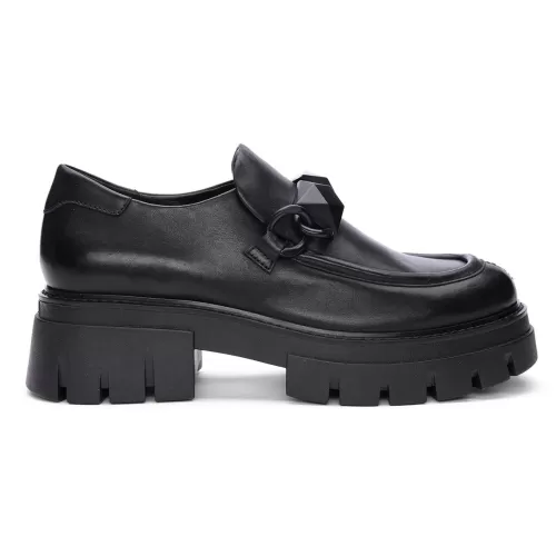 ASH Leroy Loafer | Chain Platform Loafers Black Shop