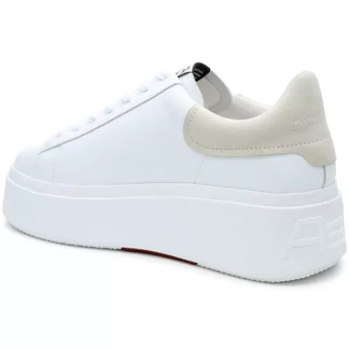 ASH Moby Platform Sneakers | Shoes White/Eggnug Best Sale