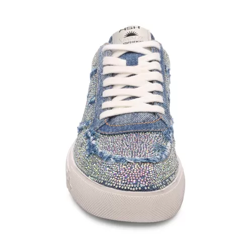 ASH Malibu Strass Embellished Denim Sneaker DarkBlueWash Shop