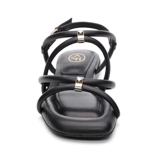 ASH Ruby Tubular Strappy Sandal Black Best Sale