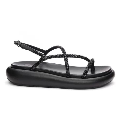 ASH Vera Embellished Strappy Dress Sandal Black Hot