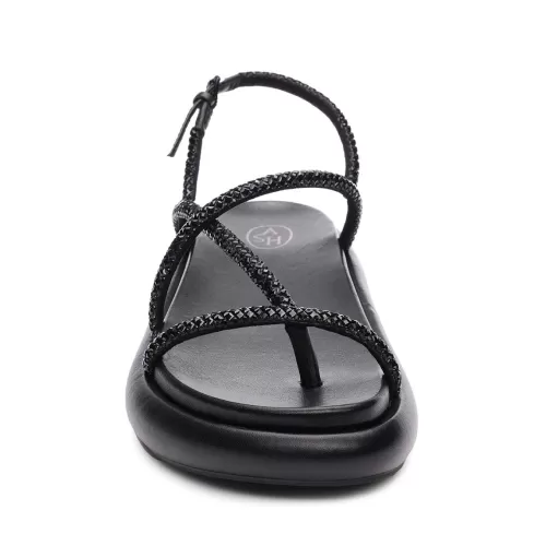ASH Vera Embellished Strappy Dress Sandal Black Hot